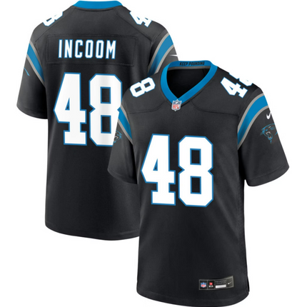 Thomas Incoom Carolina Panthers 2026 Game Jersey - Black