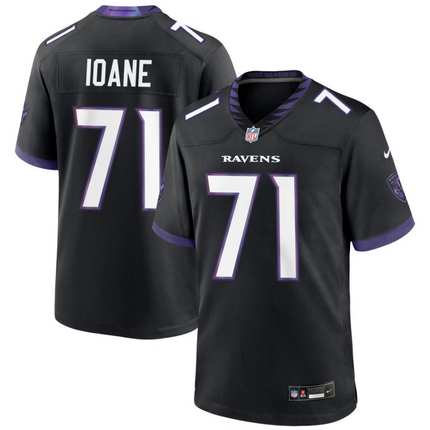 Olaivavega Ioane Baltimore Ravens 2026 Alternate Game Jersey - Black