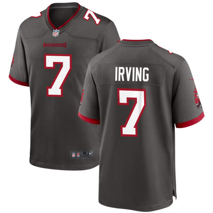 Bucky Irving Tampa Bay Buccaneers 2026 Alternate Game Jersey - Pewter