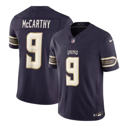 J.J.McCarthy Minnesota Vikings 2026 Rivalries Limited Stitched Jersey - Purple
