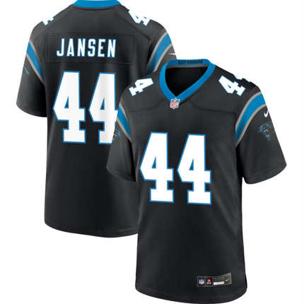 J.J Jansen Carolina Panthers 2026 Game Jersey - Black