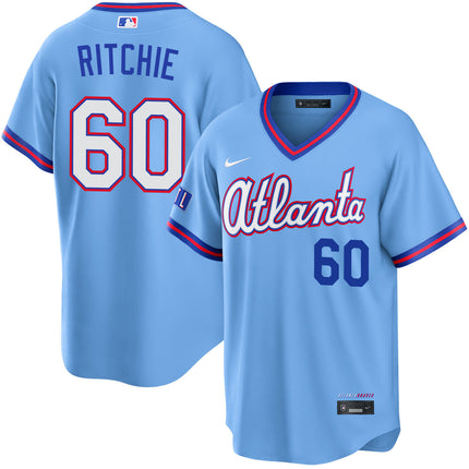 JR Ritchie Atlanta Braves 2026 City Connect Stadium Jersey - Powder Blue