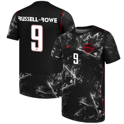 Jacen Russell-Rowe Canada National Team 2026 World Cup Away Jersey - Black