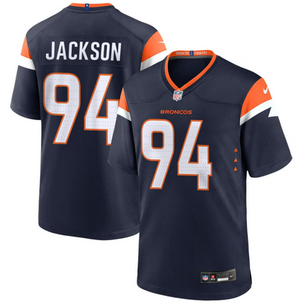 Jordan Jackson Denver Broncos 2026 Alternate Mile High Collection Game Jersey - Navy