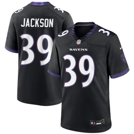 Keondre Jackson Baltimore Ravens 2026 Alternate Game Jersey - Black