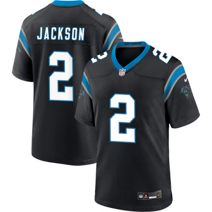 Mike Jackson Carolina Panthers 2026 Game Jersey - Black