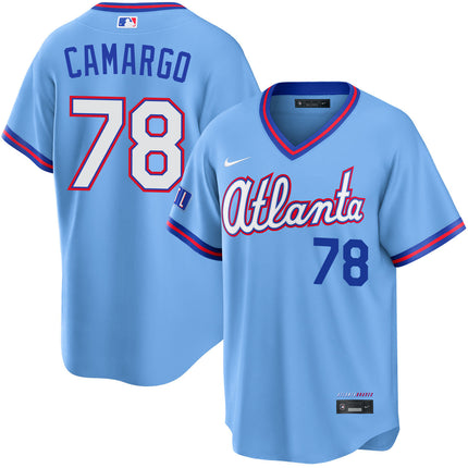 Jair Camargo Atlanta Braves 2026 City Connect Stadium Jersey - Powder Blue