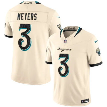 Jakobi Meyers Jacksonville Jaguars 2026 Rivalries Collection Stitched Jersey - Cream