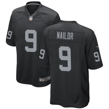 Jalen Nailor Las Vegas Raiders 2026 Game Jersey - Black
