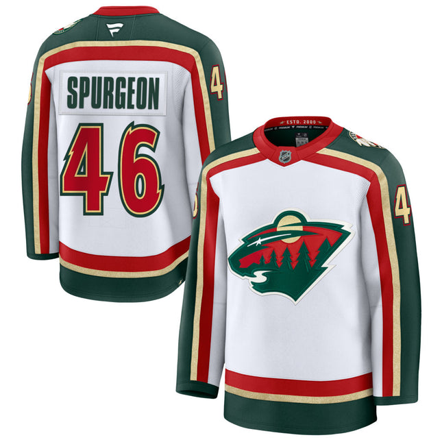 Jared Spurgeon Minnesota Wild 25th Anniversary Premium Jersey - White
