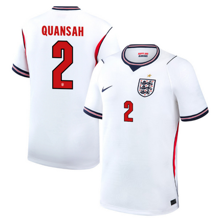 Jarell Quansah England National Team 2026 World Cup Hone Jersey - White