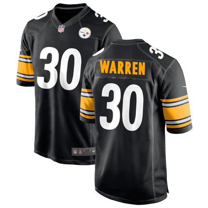 Jaylen Warren Pittsburgh Steelers 2026 Game Jersey - Black