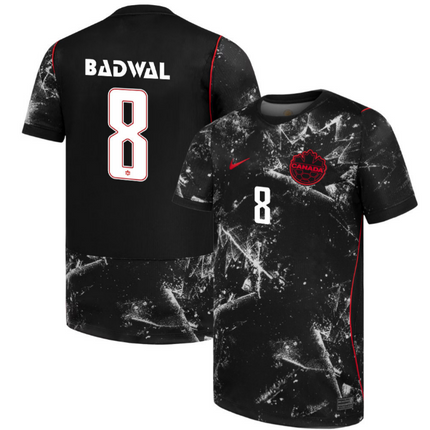 Jeevan Badwal Canada National Team 2026 World Cup Away Jersey - Black