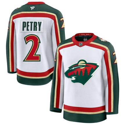 Jeff Petry Minnesota Wild 25th Anniversary Premium Jersey - White