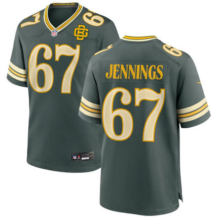Donovan Jennings Green Bay Packers 2026 Rivalries Collection Game Jersey - Green