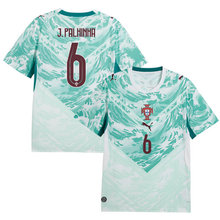Joao Palhinha Portugal National Team 2026 World Cup Away Jersey - White