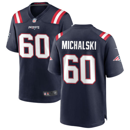 Joe Michalski New England Patriots 2026 Game Jersey - Navy
