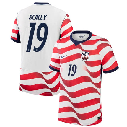 Joe Scally USMNT 2026 World Cup Home Match Jersey - White