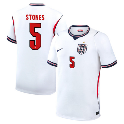 John Stones England National Team 2026 World Cup Hone Jersey - White