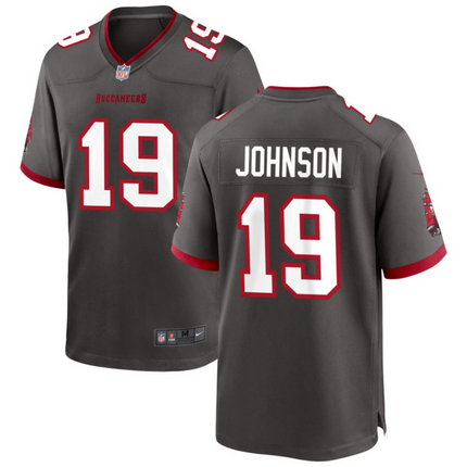 Kameron Johnson Tampa Bay Buccaneers 2026 Alternate Game Jersey - Pewter