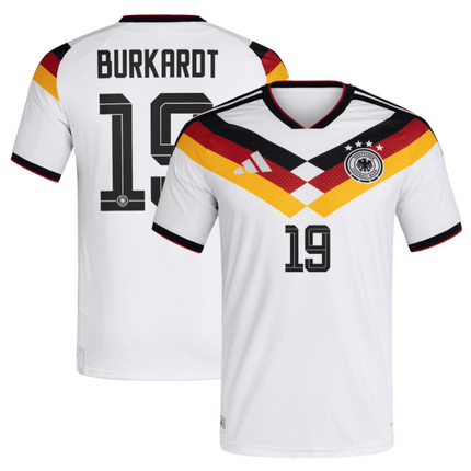 Jonathan Burkardt Germany National Team World Cup 2026 World Cup Home Jersey - White