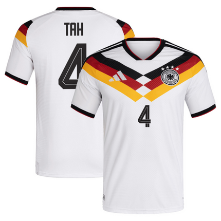 Jonathan Tah Germany National Team World Cup 2026 World Cup Home Jersey - White