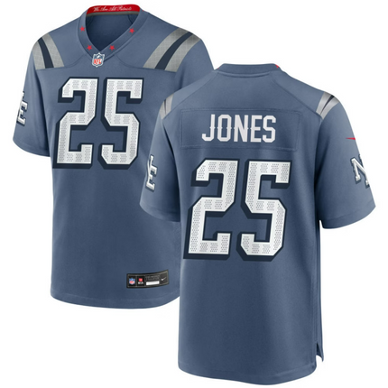Daquan Jones New England Patriots 2026 Rivalries Collection Game Jersey - Blue
