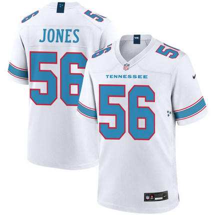 Truman Jones Tennessee Titans 2026 Game Jersey - White