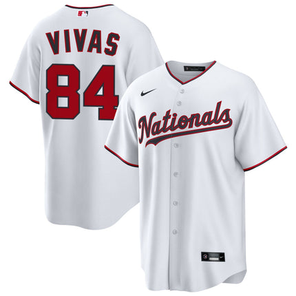 Jorbit Vivas Washington Nationals 2026 Home Jersey - White