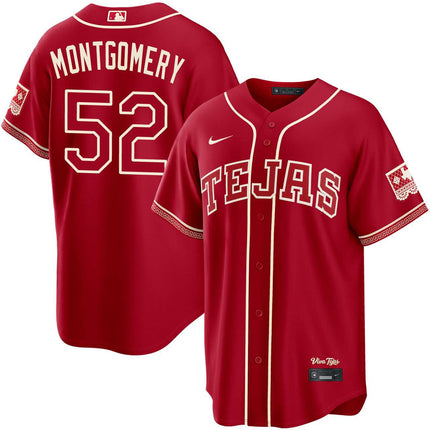 Jordan Montgomery Texas Rangers 2026 City Connect Jersey - Red