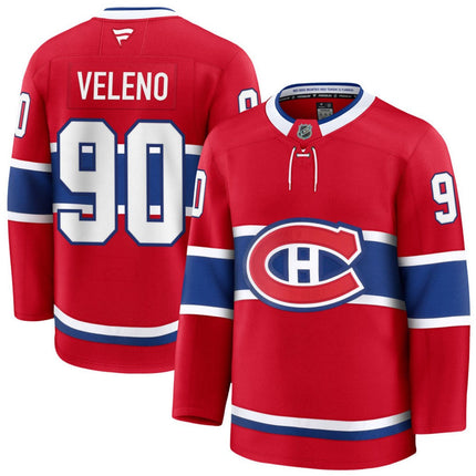 Joseph Veleno Montreal Canadiens 2026 Home Premium Jersey - Red