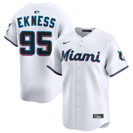 Josh Ekness Miami Marlins 2026 Home Limited Jersey - White