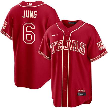 Josh Jung Texas Rangers 2026 City Connect Jersey - Red