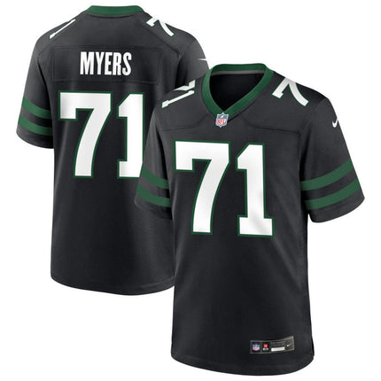 Josh Myers New York Jets 2026 Legacy Alternate Game Jersey - Black