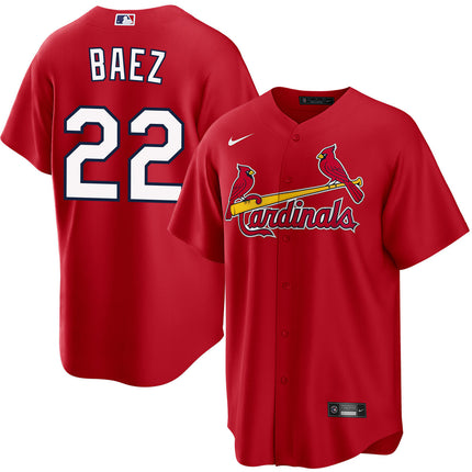 Joshua Baez St. Louis Cardinals 2026 Alternate Jersey - Red