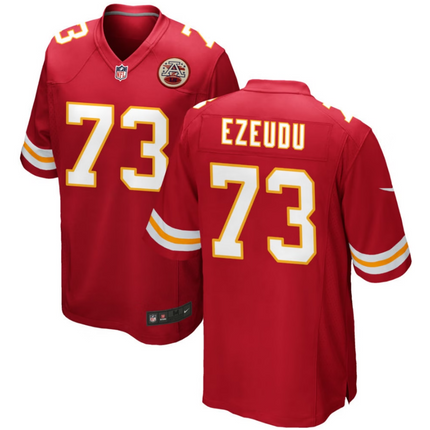 Joshua Ezeudu Kansas City Chiefs 2026 Game Jersey - Red