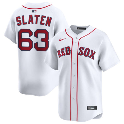 Justin Slaten Boston Red Sox 2026 Home Limited Jersey - White