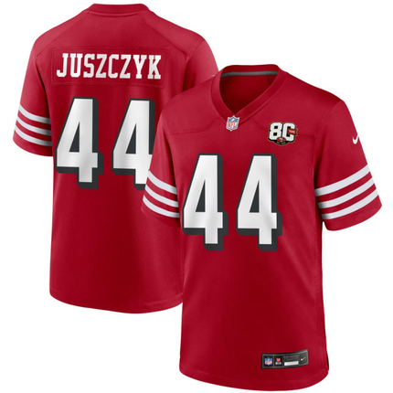 Kyle Juszczyk San Francisco 49ers Nike 80th Anniversary Alternate Game Jersey - Scarlet