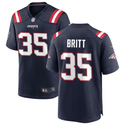 K.J. Britt New England Patriots 2026 Game Jersey - Navy