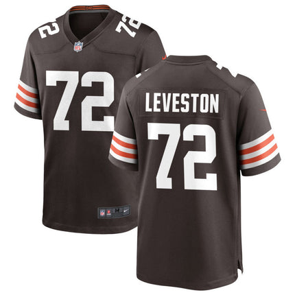 KT Leveston Cleveland Browns 2026 Game Jersey - Brown
