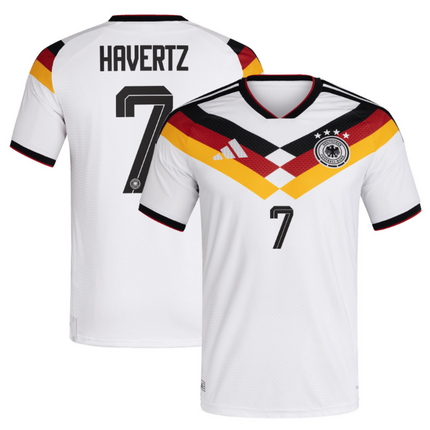Kai Havertz Germany National Team World Cup 2026 World Cup Home Jersey - White