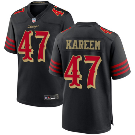 Khalid Kareem San Francisco 49ers 2026 Rivalries Collection Game Jersey - Black