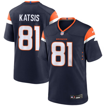 Kolbe Katsis Denver Broncos 2026 Alternate Mile High Collection Game Jersey - Navy