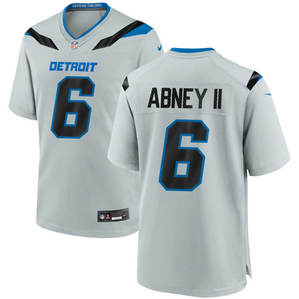 Keith Abney II Detroit Lions 2026 Rivalries Collection Game Jersey - Silver