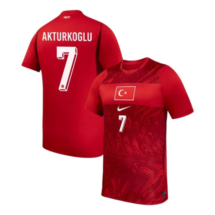 Kerem Akturkoglu Turkey National Team 2026 World Cup Home Jersey - Red