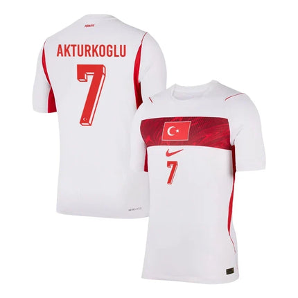 Kerem Akturkoglu Turkey National Team 2026 World Cup Away Jersey - White