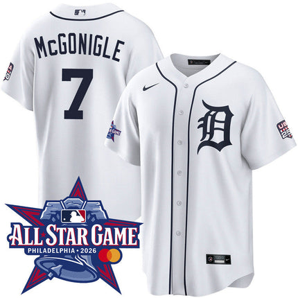 Kevin McGonigle Detroit Tigers 2026 All-Star Game Home Jersey - White