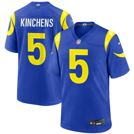 Kamren Kinchens Los Angeles Rams 2026 Game Jersey - Royal