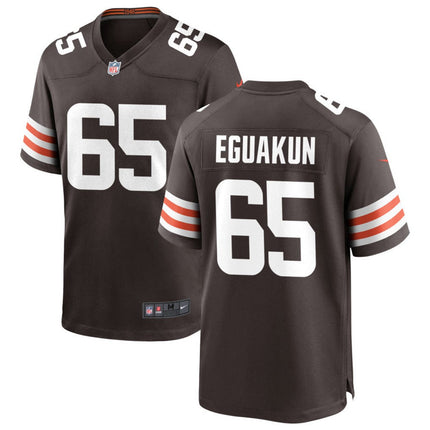 Kingsley Eguakun Cleveland Browns 2026 Game Jersey - Brown