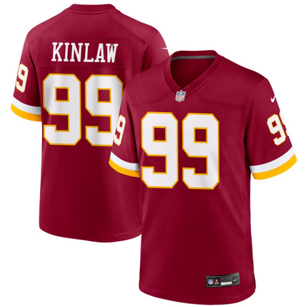 Javon Kinlaw Washington Commanders 2026 Game Jersey - Burgundy